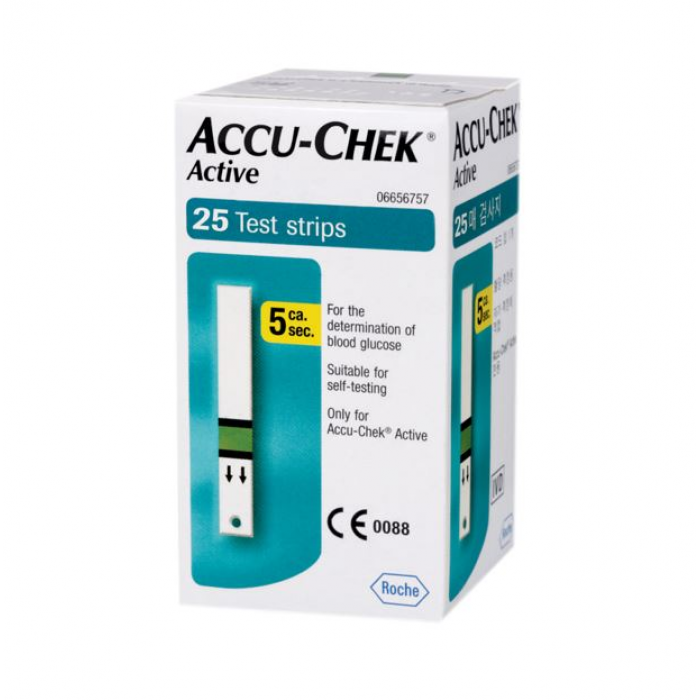 Accu-Chek® Active Test Strips – Pack of 25