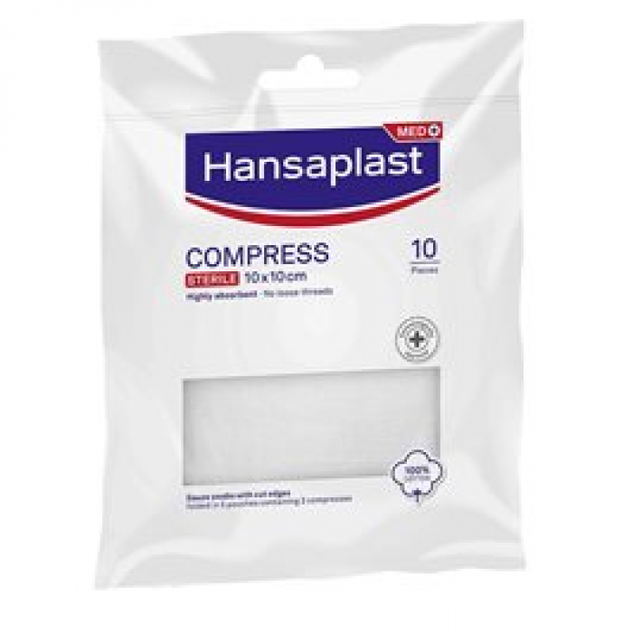 Sterile Soft Compress 10 x 10cm 10 Pieces