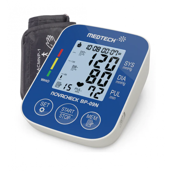 Medtech Automatic Digital BP Machine Blood Pressure Monitor BP09N (with backlight)