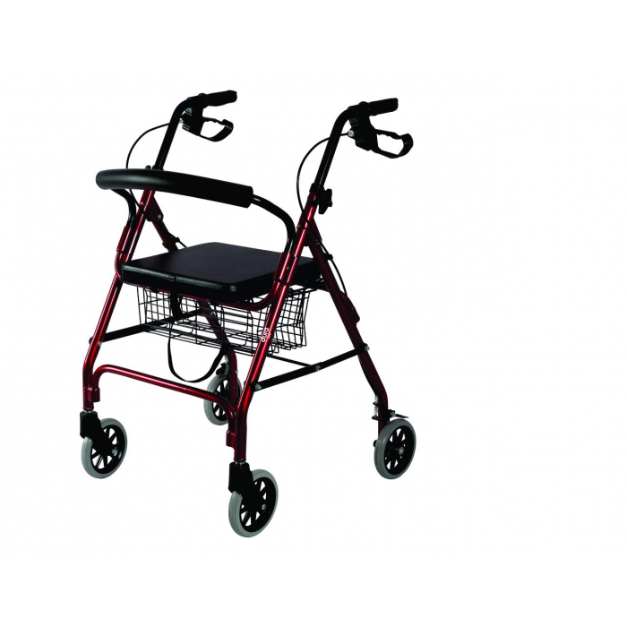  Vissco Dura Rollator Walker With Seat & Basket